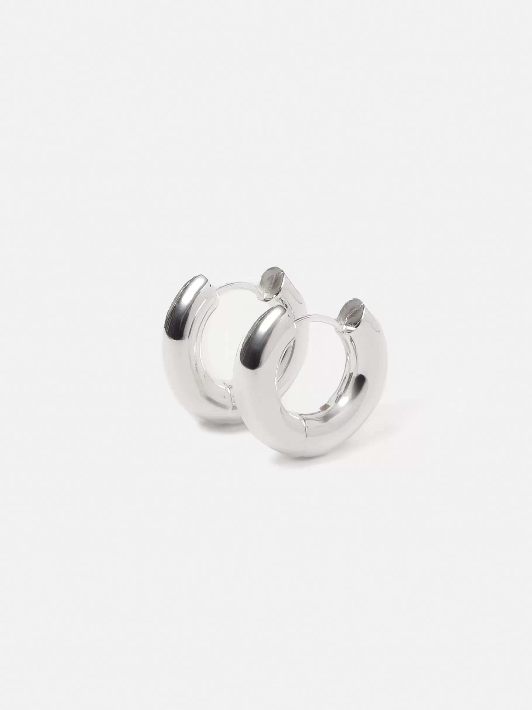 Jigsaw Jewellery | Party-Chubby Hoop Earrings Silver
