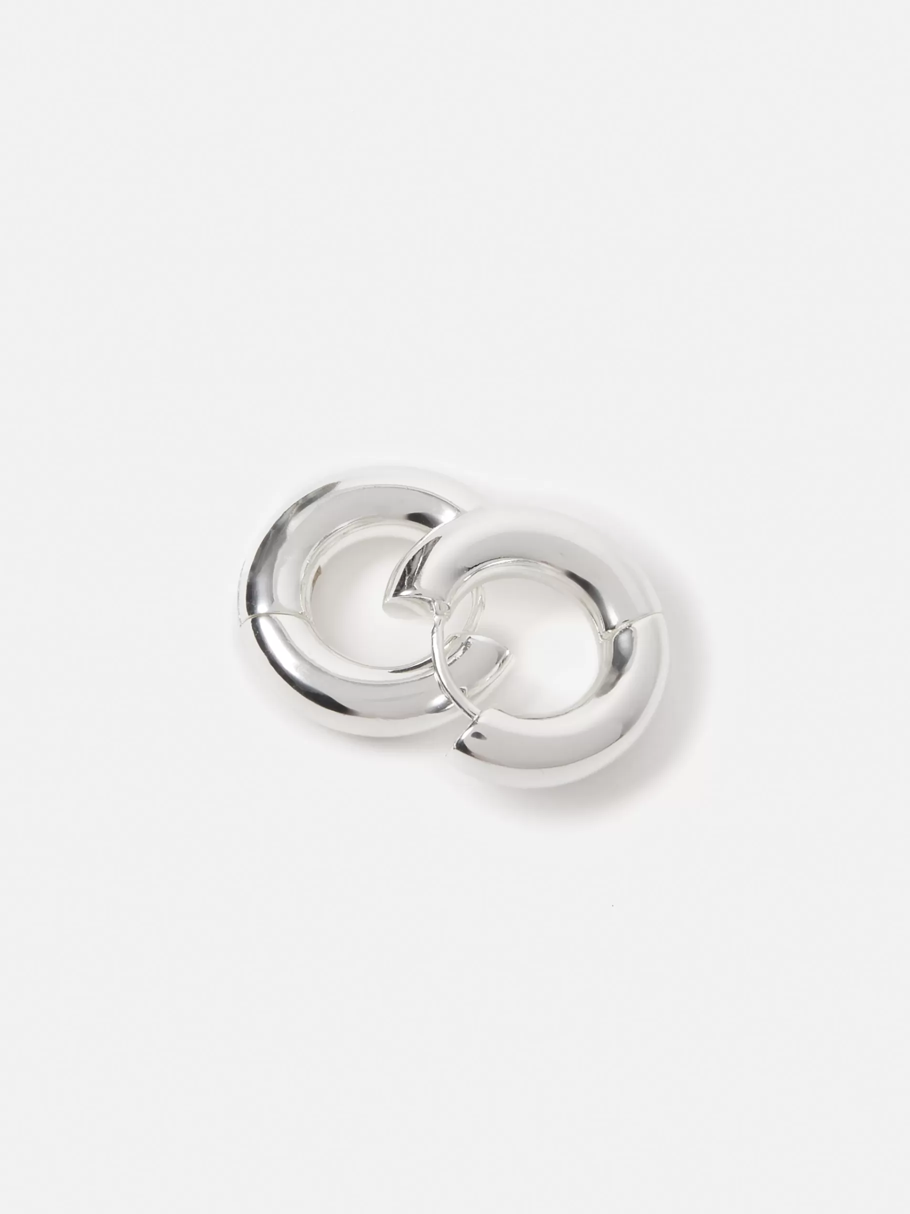 Jigsaw Jewellery | Party-Chubby Hoop Earrings Silver