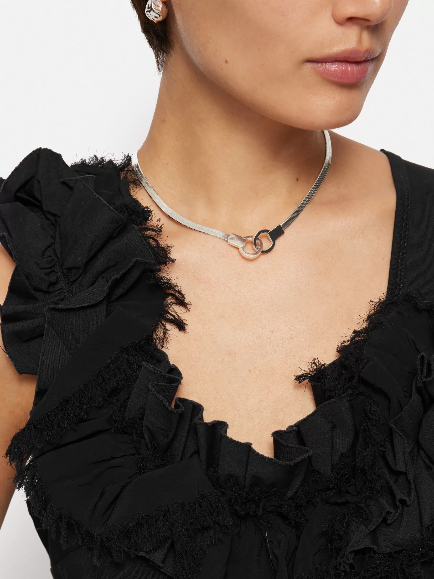 Jigsaw Jewellery | Party-Chunky Snake Chain Necklace Silver