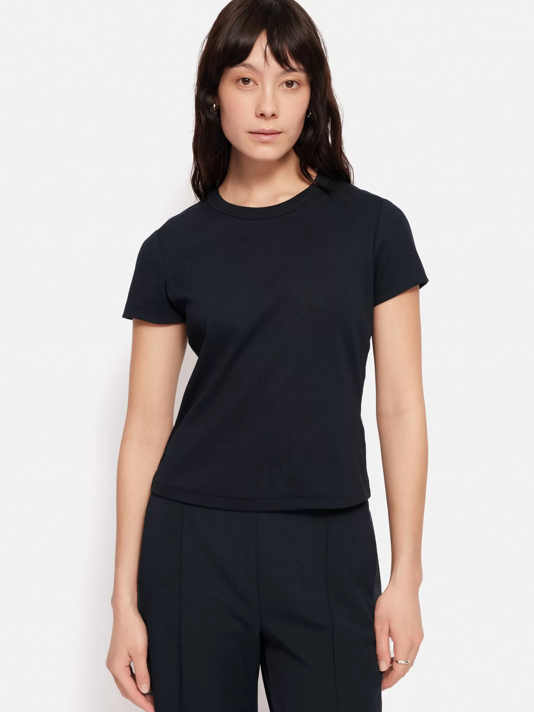 Jigsaw Shirts & Tops | Suits & Tailoring-Fine Cotton Tee Navy