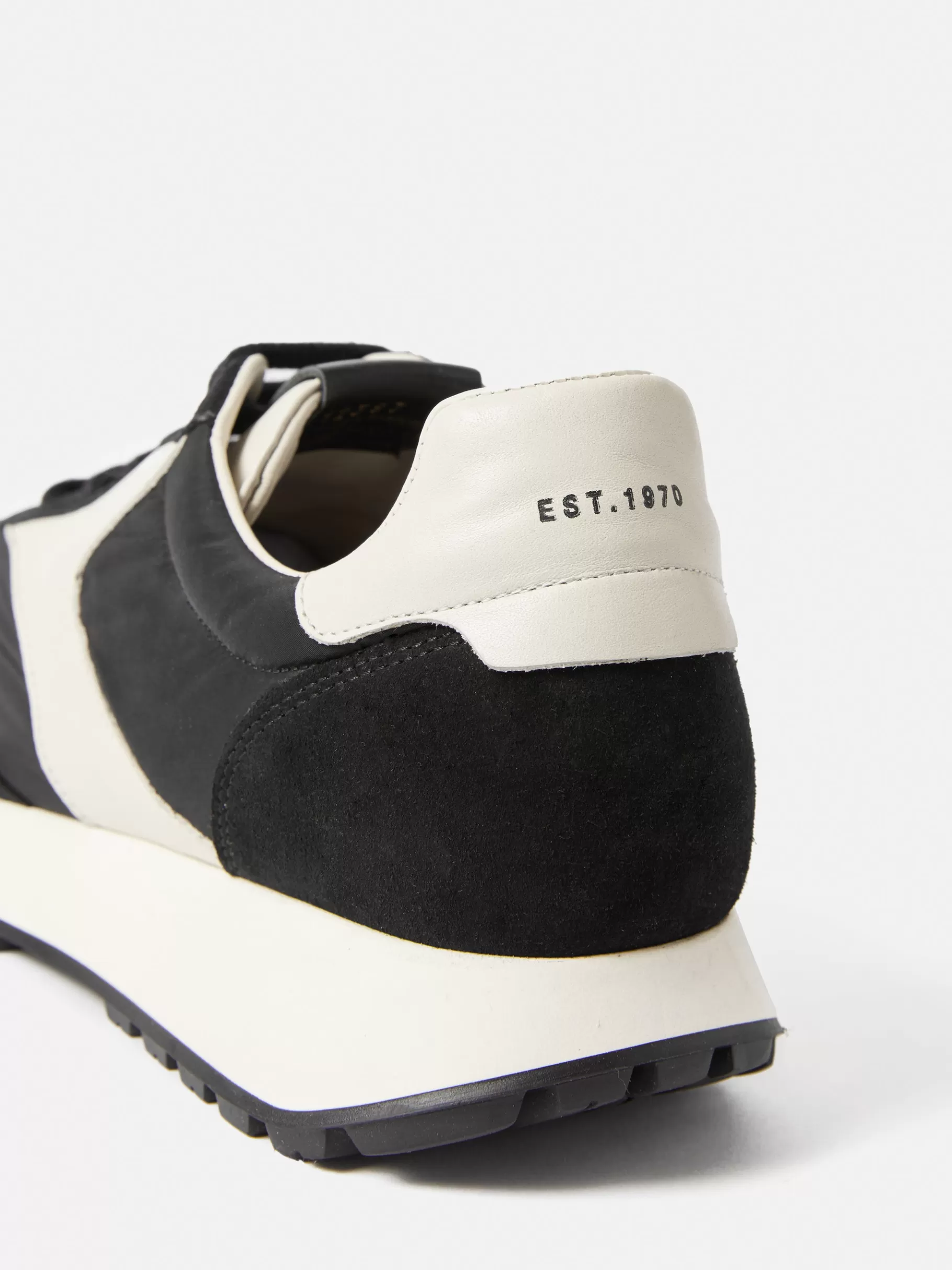 Jigsaw Trainers | Flats-Finsbury Vintage Runner Trainer Black