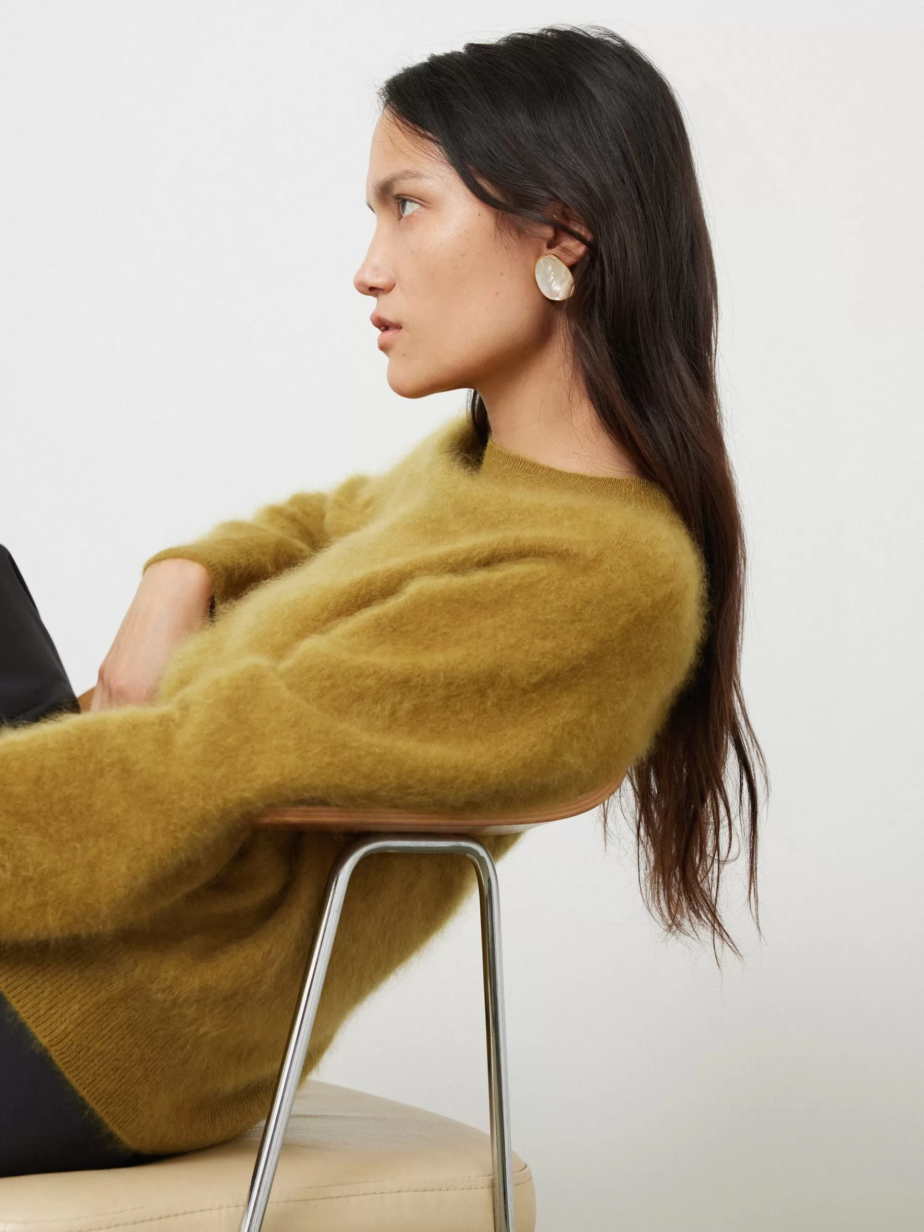 Jigsaw Knitwear & Cashmere-Halo Cashmere Jumper Green