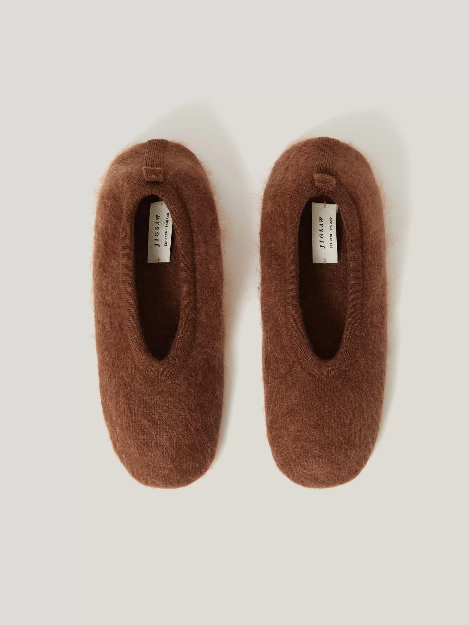 Jigsaw Pyjamas & Loungewear | Knitwear & Cashmere-Halo Cashmere Slipper Ginger
