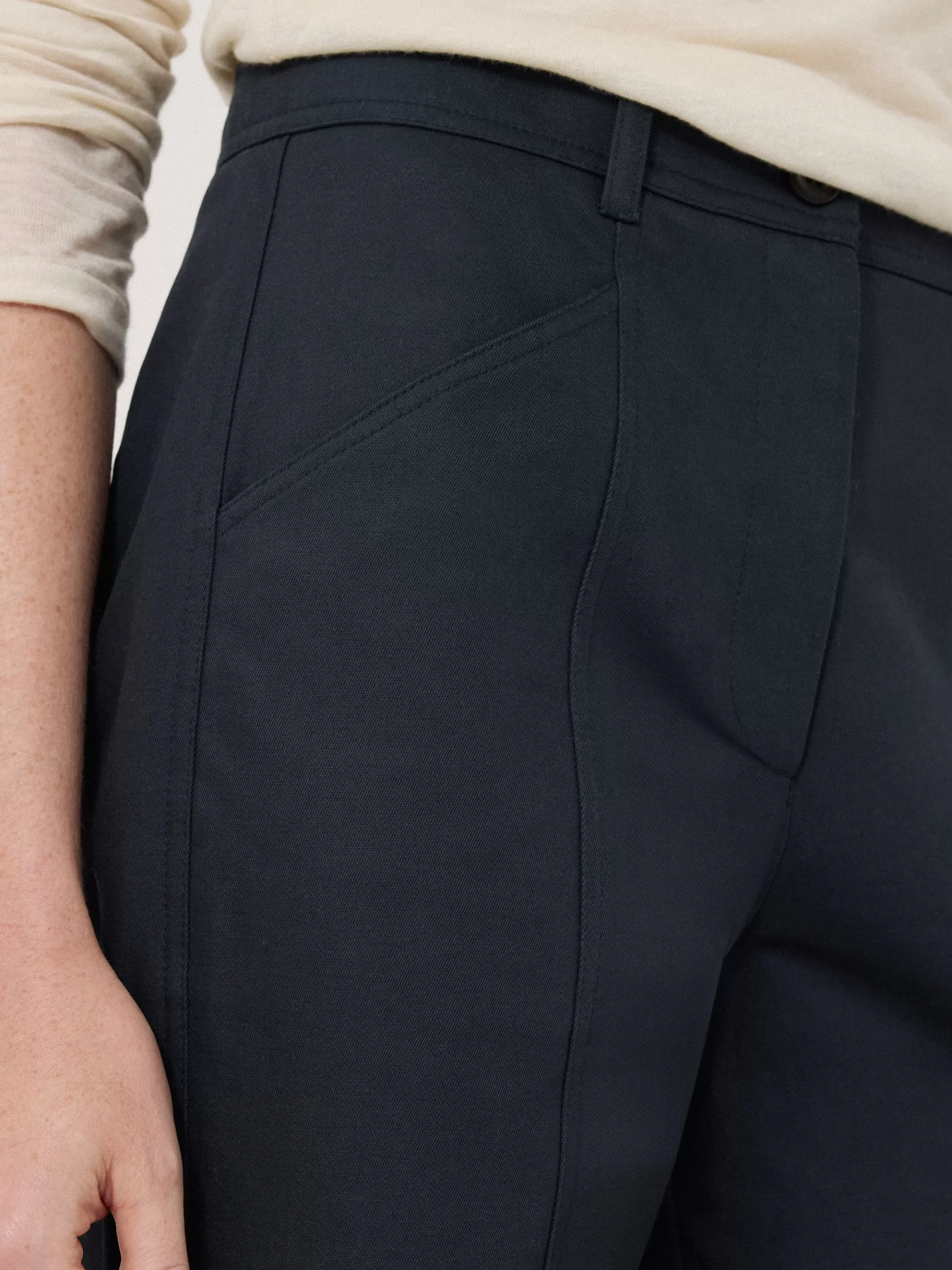 Jigsaw Trousers-Hatton Chino Trouser Blue