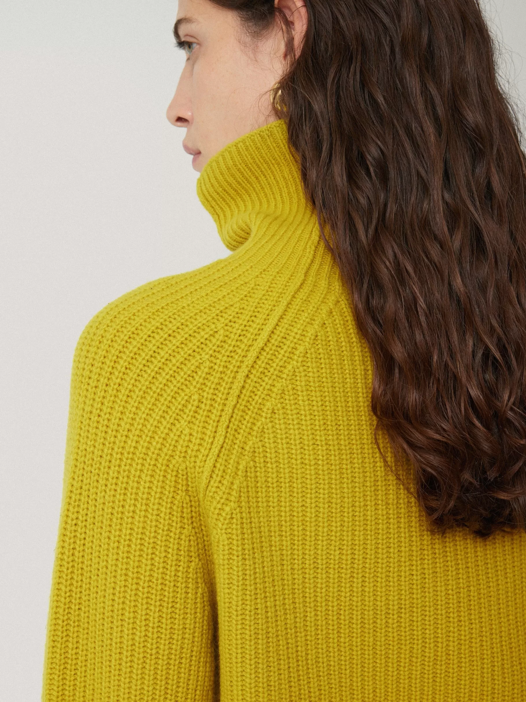 Jigsaw Knitwear & Cashmere-Merino Fishermans Rib Jumper Mustard