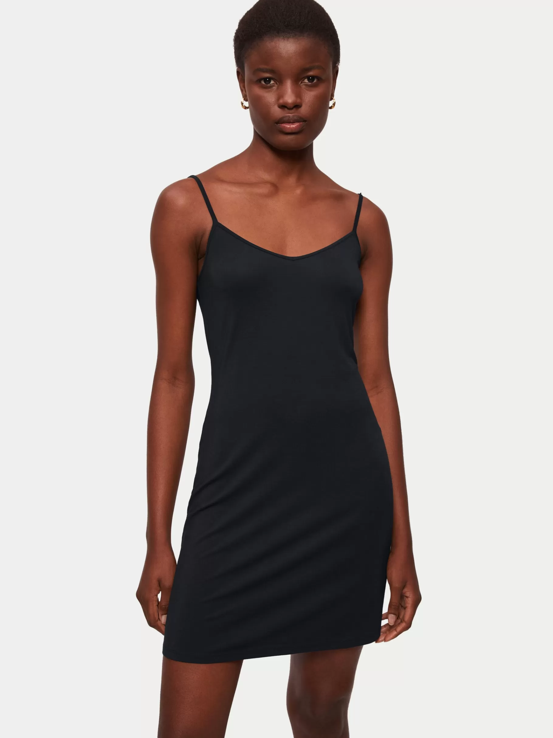 Jigsaw Pyjamas & Loungewear | Dresses & Jumpsuits-Modal Slip Dress Black