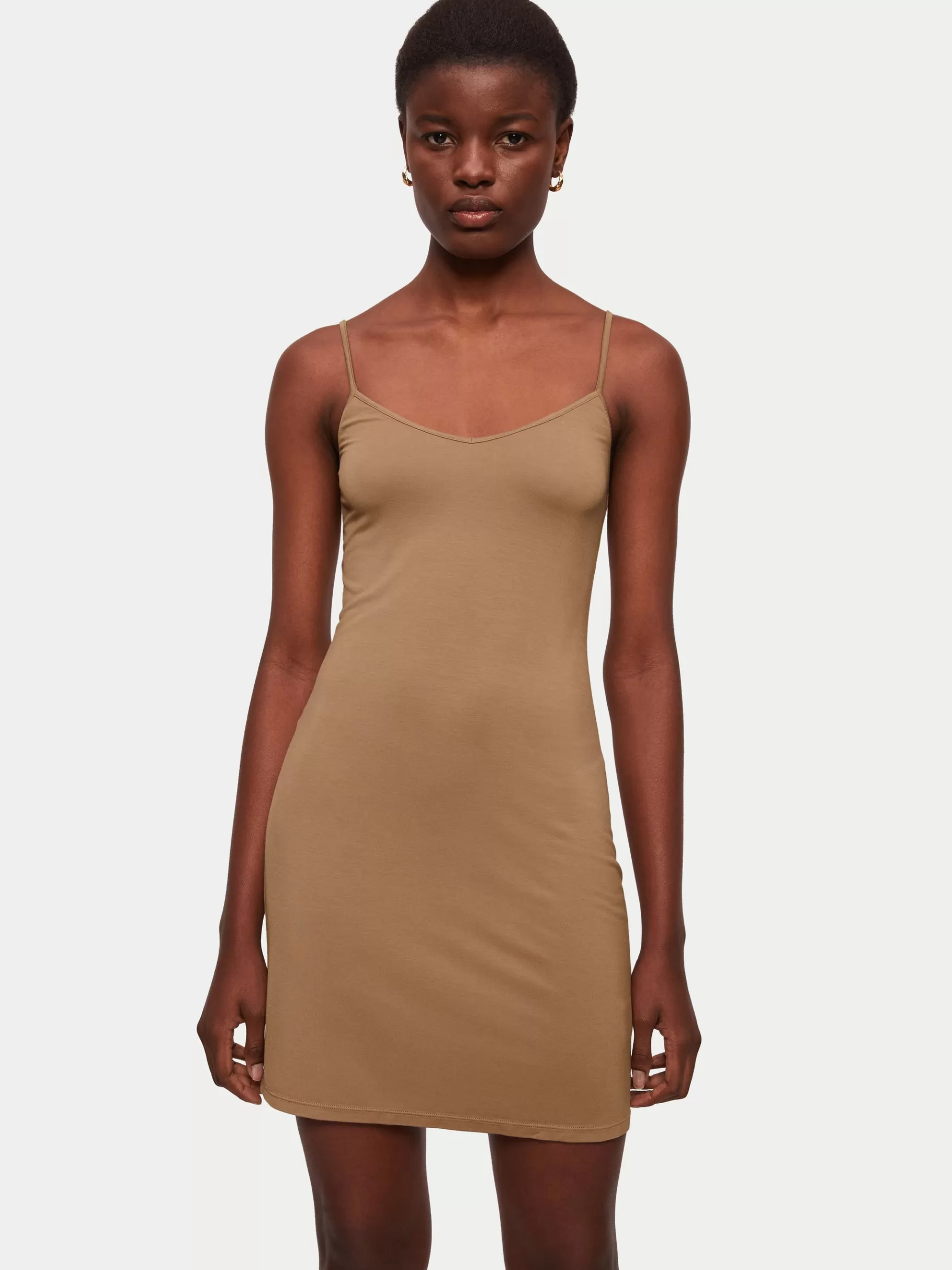 Jigsaw Pyjamas & Loungewear | Dresses & Jumpsuits-Modal Slip Dress Coffee