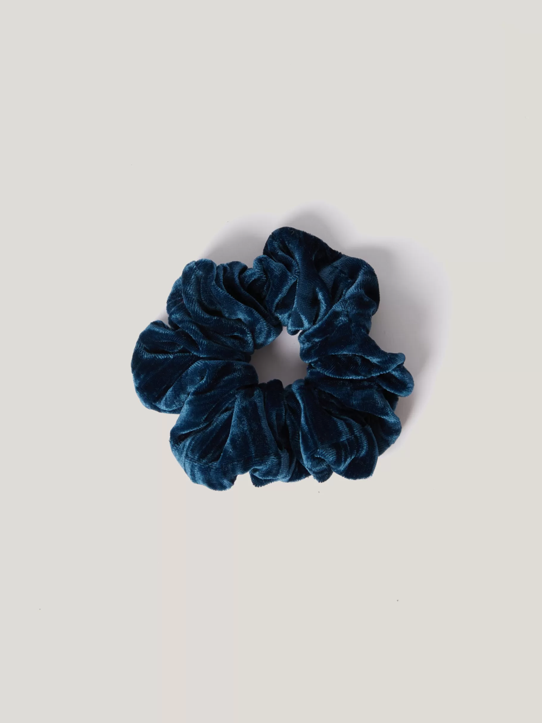Jigsaw Pyjamas & Loungewear-Plisse Velvet Scrunchie Teal