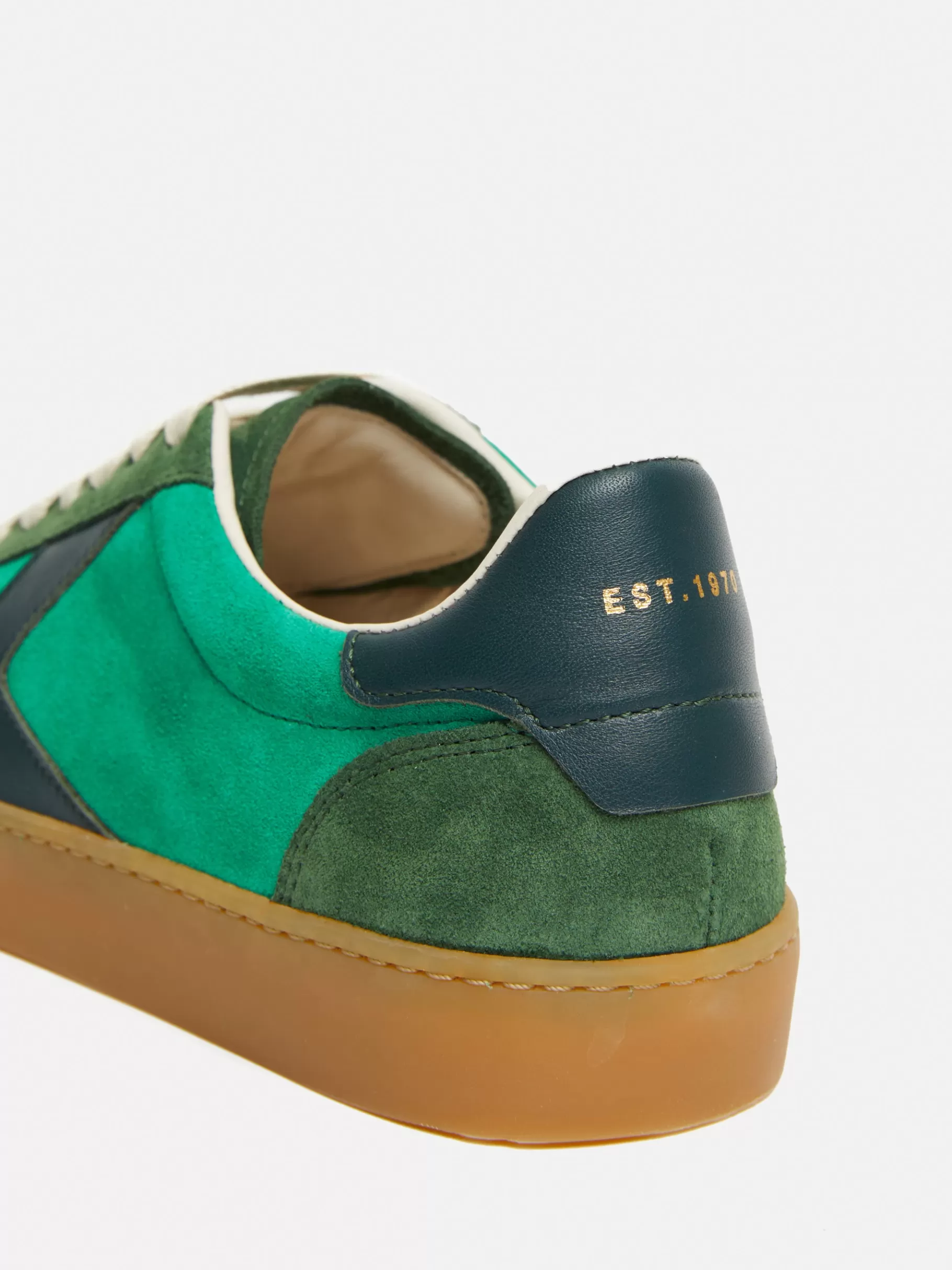 Jigsaw Trainers | Flats-Portland Vintage Classic Trainer Green