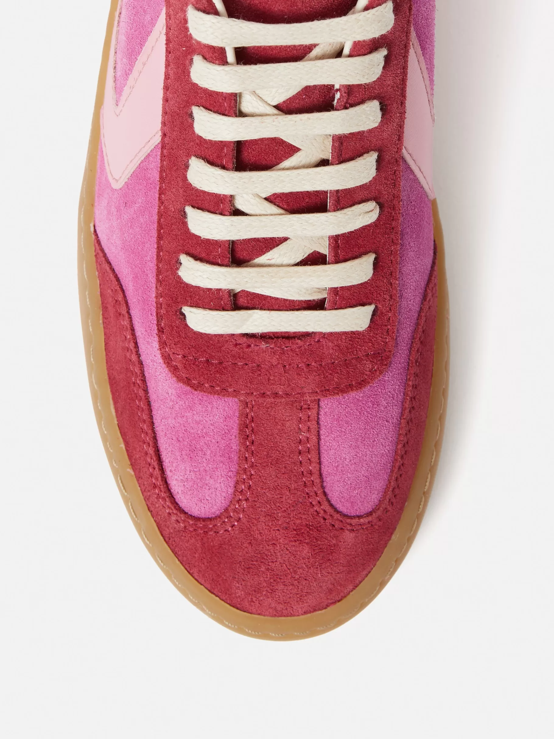 Jigsaw Trainers | Flats-Portland Vintage Classic Trainer Pink