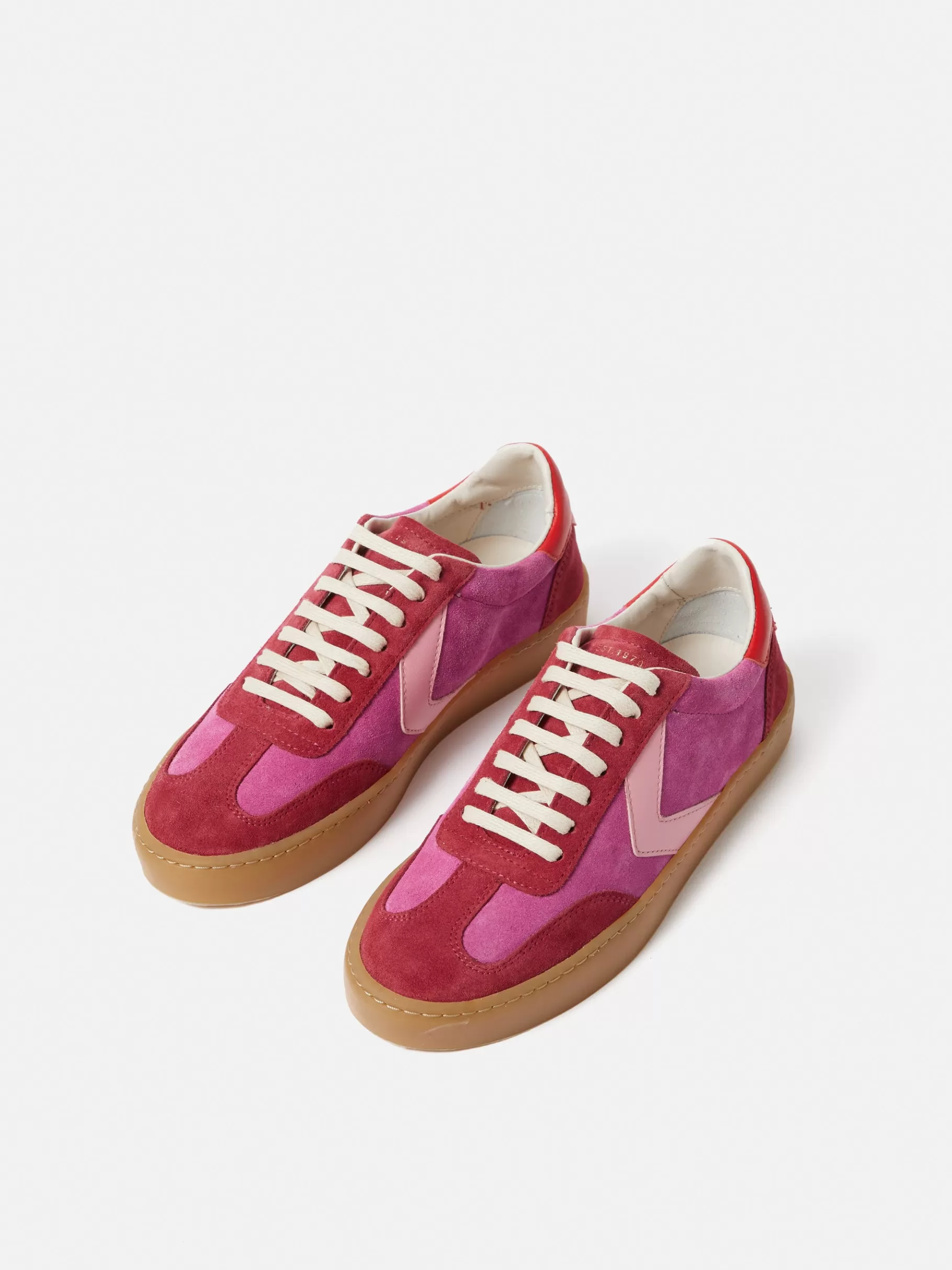 Jigsaw Trainers | Flats-Portland Vintage Classic Trainer Pink