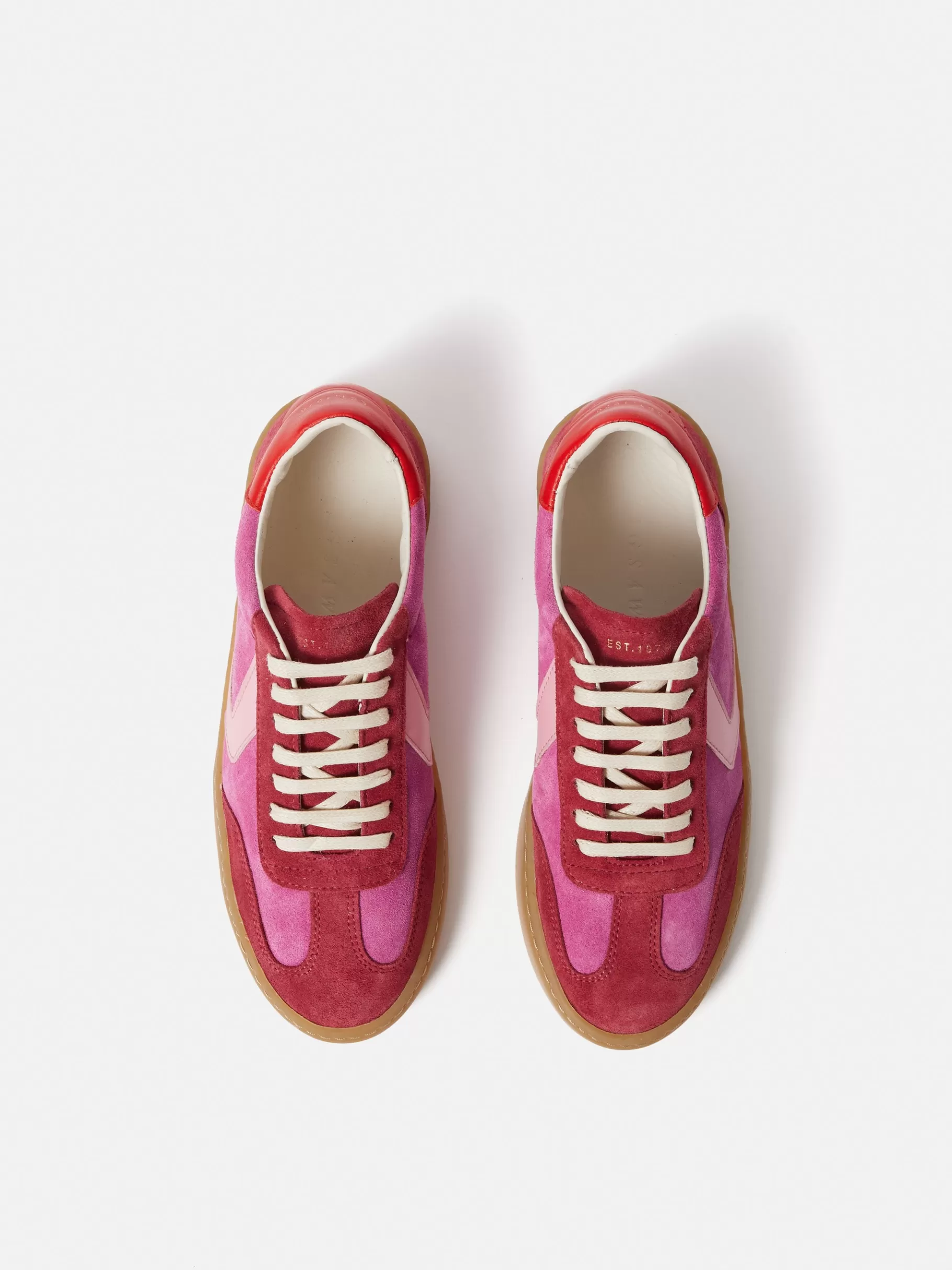 Jigsaw Trainers | Flats-Portland Vintage Classic Trainer Pink