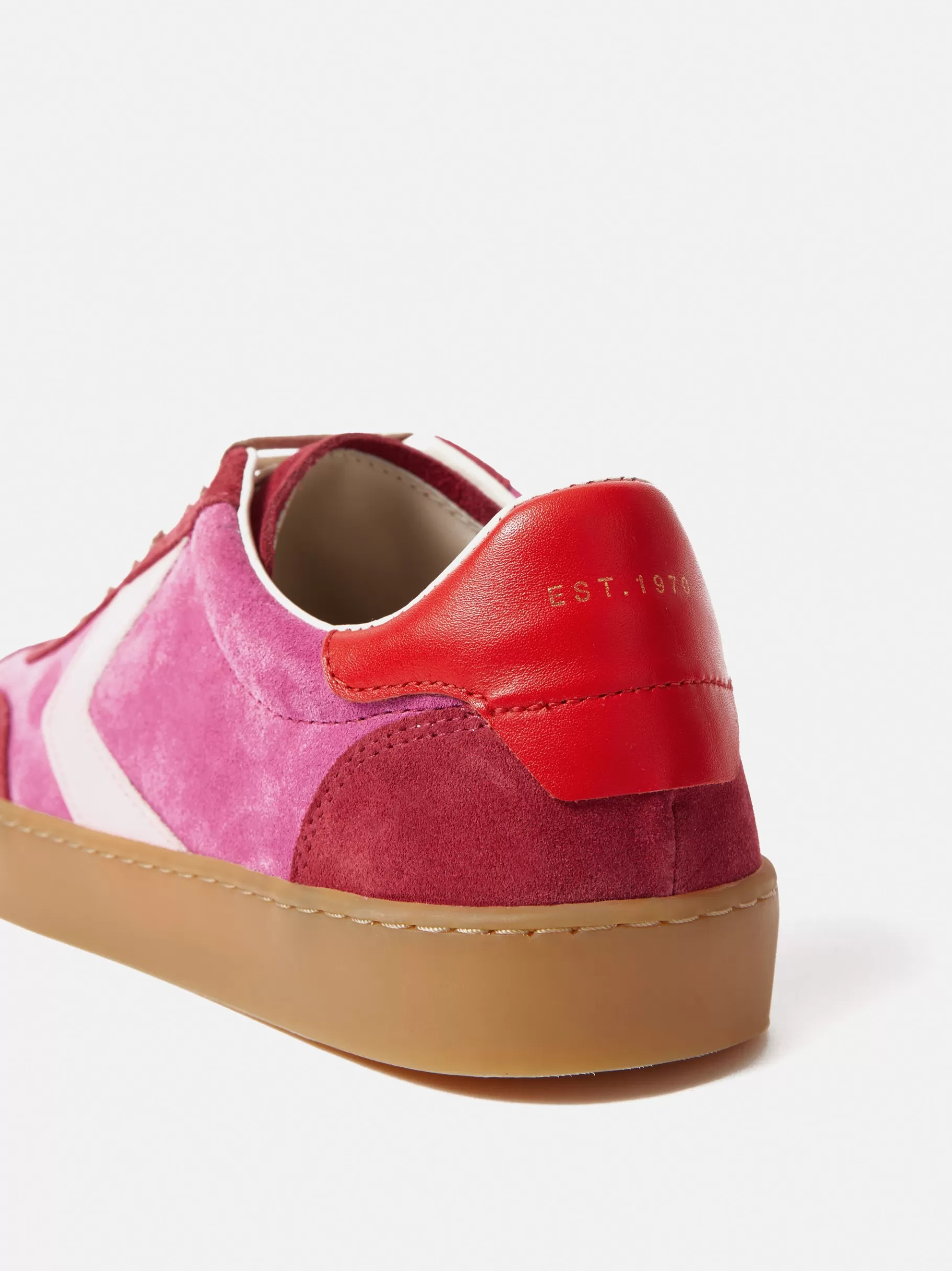 Jigsaw Trainers | Flats-Portland Vintage Classic Trainer Pink