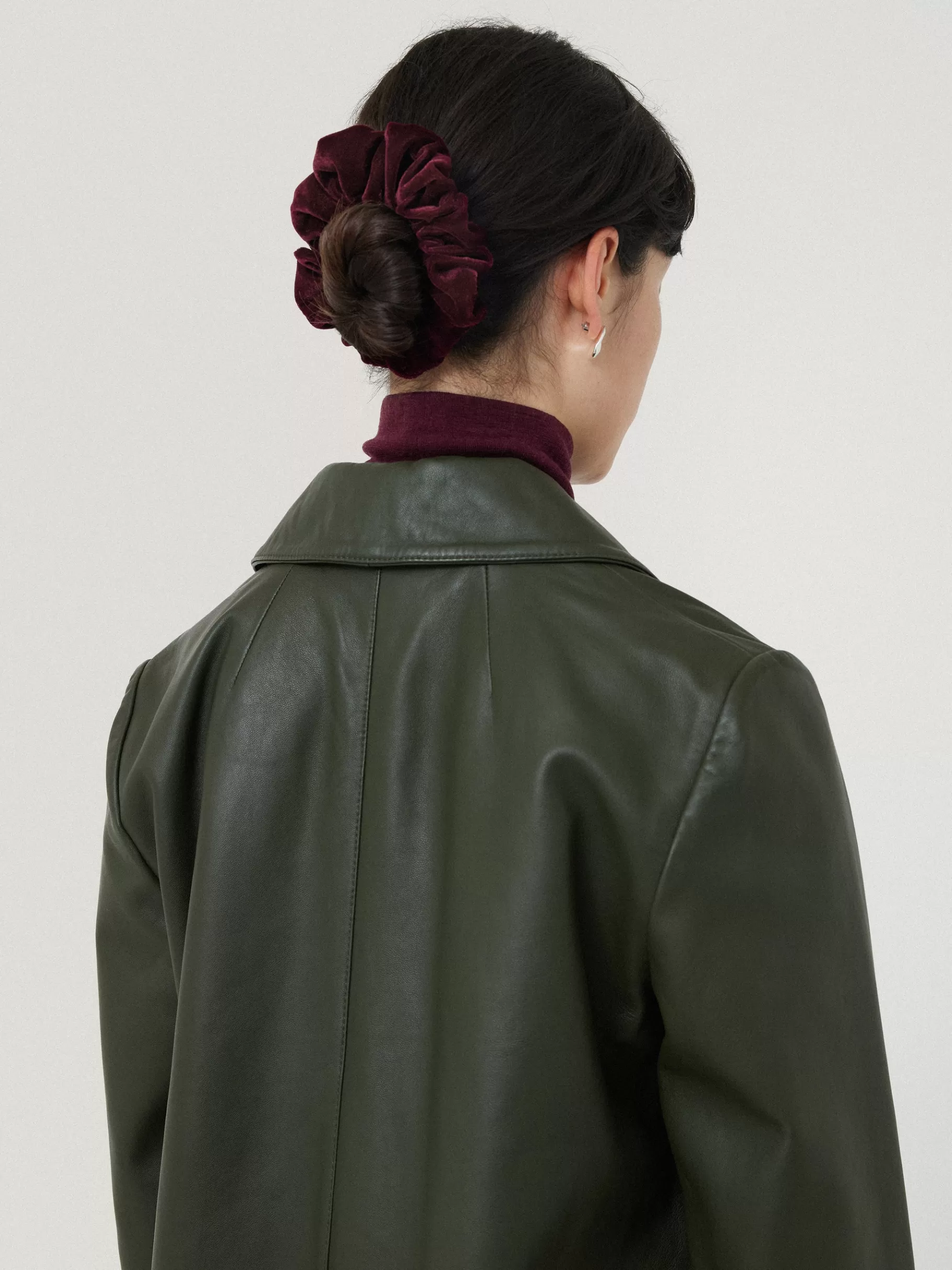 Jigsaw Pyjamas & Loungewear-Velvet Scrunchie Burgundy