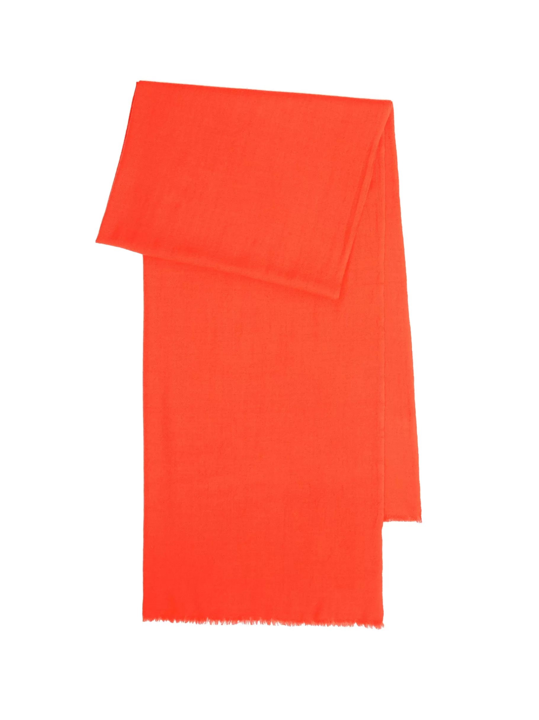 Jigsaw Ponchos & Scarves | Knitwear & Cashmere-Wool Silk Pashmina Orange