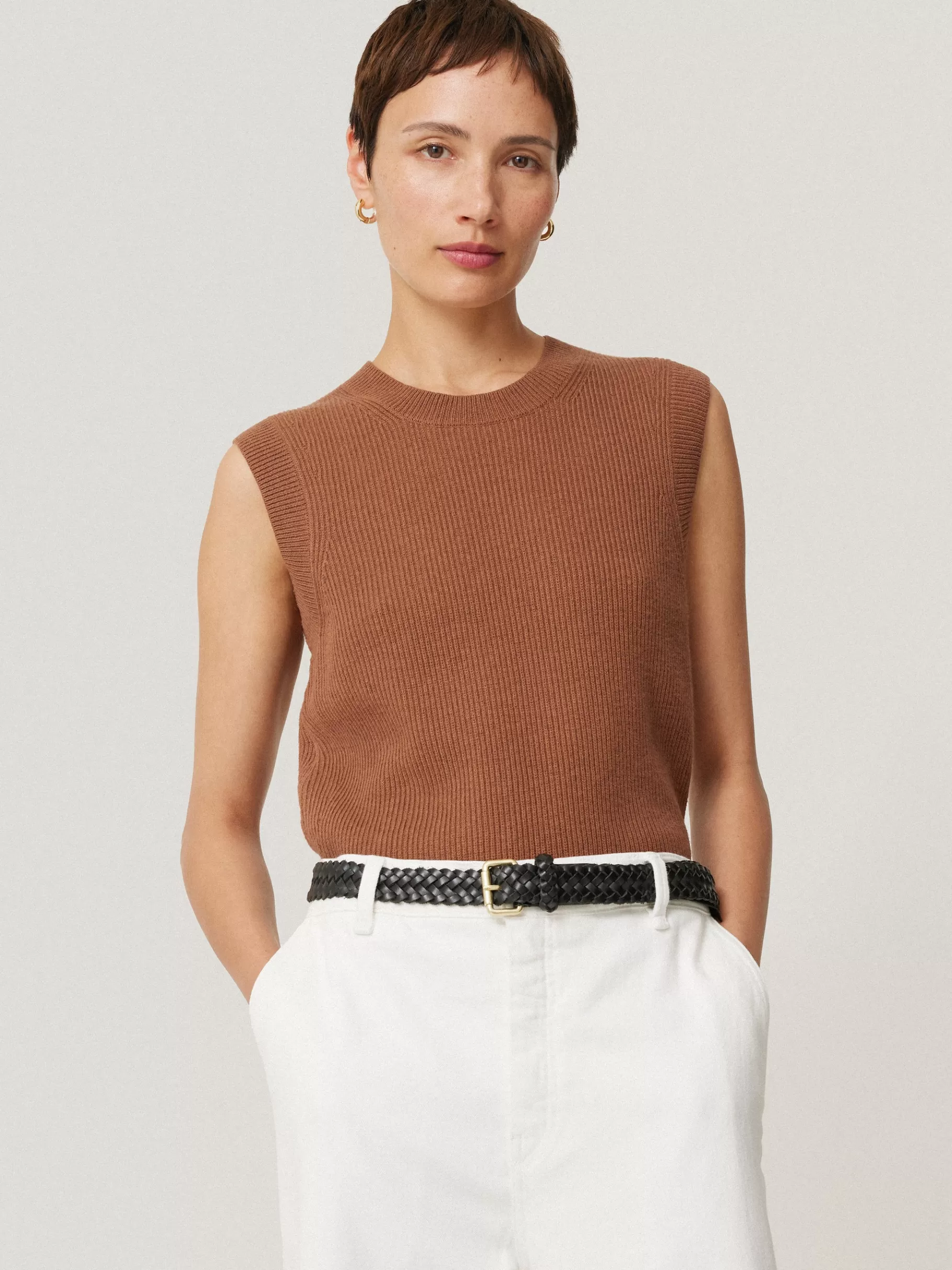 Jigsaw Belts | Leather-Woven Leather Belt Black